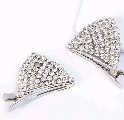 Cat Ear Bling Hair Clips
