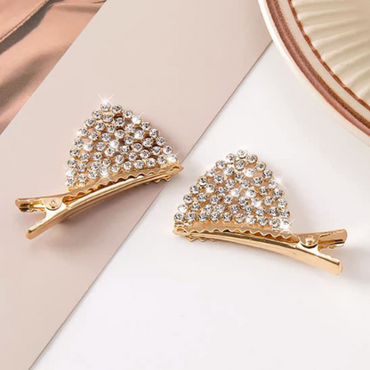 Cat Ear Bling Hair Clips